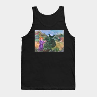 lady trimming topiary Tank Top